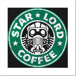 Star Lord Coffee (dark shirts) Posters and Art